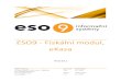 ESO9 - Fiskální modul, eKasa ESO9 – Fiskální modul, eKasa strana 5 / 45 1.3 Zápis do FM a tisk účtenky 1.3.1 Nastavení v ESO9 V ESO9 je uložen parametr FISMOD_ZDANITPLN