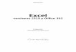 Excel - ediciones-eni.com · Ediciones ENI Excel versiones 2019 y Office 365 Colección Ofimática Profesional Contenido