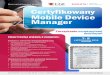 Certyfikowany Mobile Device Manager · 2016. 8. 18. · (BYOD) PRAWNYCH ASPEKTÓW URZĄDZEŃ MOBILNYCH • Zasady licencjonowania oprogramowania na urządzenia mobilne • Odpowiedzialność