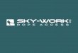 Indhold - Sky-Work A/S · Vinduespolering 21 Fugearbejde 25 Vedligeholdelse 27 Droneinspektion 31 Offshore 33 Fuglesikring 37 Irata 38 Sky-Work A/S • • info@skywork.dk • Tlf.: