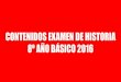 CONTENIDOS EXAMEN DE HISTORIA 8º AÑO BÁSICO 2016bicentenariotalagante.cl/archivos/wp-content/... · 8º AÑO BÁSICO 2016. 1 . AMÉRICA COLONIAL. 1.1 MESTIZAJE BIOLÓGICO: SOCIEDAD