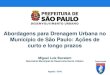 Abordagens para Drenagem Urbana no Município de São Paulo: … · Evolução dos Gastos em Drenagem - MSP Disponível Empenhado *Função Saneamento (exceto Gerenc. Área de Risco)