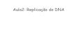 Aula2: Replicação do DNA - USPA replicação do DNA é bastante fiel: •Em E. coli, a fidelidade de replicação é da ordem de 1/10 6 – 10 9 nucleotídeos adicionados •Quais