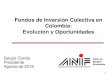 Fondos de Inversión Colectiva en Colombia: Evolución y ......Fondos de pensiones Acciones CDT Fondos de inversión Otro 2014 2012 2012 2014 38% 35% Sí tiene inversión: 2014 2012