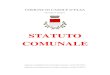 STATUTO COMUNALE...COMUNE DI CASOLE D’ELSA PROVINICIA DI SIENA STATUTO COMUNALE Approvato con Deliberazione di Consiglio Comunale n. 82 del 29/11/2013 Modificato con …