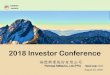 2018 Investor Conference · And tables to compare data Established Date April 1973 Listing Date December 24, 1985 Capital NT$16.85 billion Number of global employees Taiwan 7,110