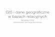 GIS i dane geograﬁczne w bazach relacyjnychhome.agh.edu.pl/~wojnicki/wiki/_media/pl:ztb:ztb-gis...• W dużej części zgodna ze specyﬁkacją OpenGIS. • Dostępność indeksów