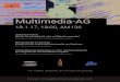 Multimedia-AG - HS-KARLSRUHE€¦ · Multimedia-AG 18.1.17, 18:00, AM126 Interaktive Videos: Mit der Kamera gedreht oder mit Blender gerendert Max Kistner, Schwäbische Werkzeugmaschinen