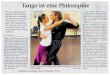 Tango Argentino Plauen · Tango ist eine Philosophie Ein neues Tanzlehrerduo begeistert die Teilnehmer des aktuellen Tanzkurses des Plauener Tango-Freun- deskreises. Den ,Anfän-
