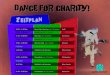 Dance for Charity! · 14:30 Uhr ZUMBA 2 x 45 Minuten Nina, Sarah 14:30 – 16:00 Uhr Videoclip Kids, ab 6 Jahren Christina 14:30 – 16:30 Uhr Streetstyle, ab 13 Jahren Christopher