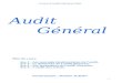 Audit Général - courspress.files.wordpress.com€¦ · Audit Général Plan du cours Axe 1 : Les concepts fondamentaux de l’audit. Axe 2 : La démarche de l’audit financier