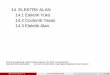 14. ELEKTRIK ALANmuratbeken.com.tr/wp-content/uploads/2019/03/fizik2-14-elektrikala… · 14.2 Coulomb Yasası 14.3 Elektrik Alan Daha iyi sonuç almak için, Adobe Reader programını