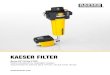 KAESER FILTER - drucklufttechnik-bodensee.de · KAESER FILTER sind in vier Filtergraden verfügbar. Zwölf Gehäusegrößen bieten effiziente Filtration von 0,6 bis 32,0 m³/min