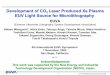 Development of CO2 Laser Produced Xe Plasma EUV Light ...euvlsymposium.lbl.gov/pdf/2005/pres/13 1-IN-11 Mizoguchi.pdf · High-power CO2 laser Xe droplet target Magnetic field ion