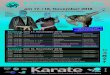 Karate · Karate Offizieller Karate-Fachverband in Baden-Württemberg Samstag, den 17. November 2018 10.30 – 11.30 Uhr Kinder Kihon / Partnerübungen Jens Geßler 10.30 – 11.45