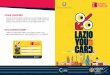 LAZIO YOUTH CARD pieghevole...Lorem Ipsum Campodimele, Latina LIBRI SHOPPING La Regione Lazio è l'unica Regione Italiana ad aderire ad Eyca: il network delle "Youth Card" dei paesi