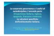 Corporate Governance e Codici di Autodisciplina - 2 (lezione ......sistema monistico (consiglio di amministrazione) e dualistico (con consiglio di gestione e consiglio di sorveglianza)