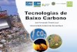 Tecnologias de Baixo Carbono - €¦ · Papel e papelão 0,17 Moderadamente degradáveis Têxtil 0,26 Lentamente degradáveis Alimentos 0,45 Rapidamente degradáveis Madeira 0,47