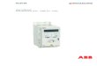ABB ACS150 User Manual...Electrical installation : Connecting the power cables on page 30 Install the drive on a wall or in a cabinet. Mechanical installation on page 17 Route the