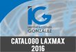 CATALOGO LAXMAX 2016 - Importaciones Gonzálezgimportaciones.mx/productos/catalogos/LAXMAX.pdf- Control remoto para selfies por medio de Bluetooth - Distancia de comunicación:10 m