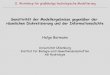 Sensitivität der Modellergebnisse gegenüber der räumlichen … · 2013. 4. 15. · Helge Bormann Universität Oldenburg Institut für Biologie und Umweltwissenschaften AG Hydrologie