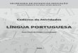 Caderno de Atividades - diaadiaeducacao.pr.gov.br · Língua Portuguesa – Anos Finais do Ensino Fundamental - Prova Brasil - 2009 Matriz de Referência de Língua Portuguesa - SAEB