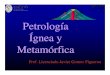 Petrología Ígnea y Metamórficafcen.uncuyo.edu.ar/catedras/unidad-11.pdf · 2020. 3. 31. · UNIDAD I: Generalidades de Petrología y Petrografía 1- Concepto de petrología. Estructura