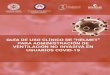 Guía de uso clínico de - Soc. Chilena de Medicina Intensiva · 2020. 8. 13. · de oxígeno en la sangre arterial y fracción inspirada de oxígeno (PaFi), además de menores valores