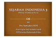 Sejarah Indonesia 3 PPt. · Gerakan 30 September/PKI (G 30 S/PKI) TRITURA (Tri Tuntutan Rakyat) oleh Angkatan ’66 Keluarnya Surat Perintah Sebelas Maret (SUPERSEMAR) Ruang Lingkup