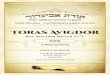 Sefer Devarim - the Penson Family edition€¦ · Based on his books, tapes & Writings of Talmidim A Fleeting World Contents: Part I. Forty Years in the Sukkah - 3 Part II. A Week