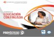 PORTAFOLIO EDUCACIÓN CONTINUADA · 2017. 10. 30. · de mejoramiento de sus procesos internos y externos, en la difusión de sus estrategias y en general, con todos los procesos