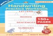 Trace Letters Alphabet Handwriting Practice workbook for kids Preschool writing
