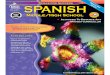 Skills for Success Spanish Workbook Grades 6-12 , Middle School and High School Vocabulary Building, Grammar Practice for 