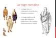 La toge romaine - Directory Listing of . (Studium)La toge romaine • La toga praetexta, caractérisée par une bande pourpre tissée à quelques centimètres du bord, est portée