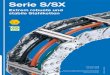 Extrem robuste und stabile Stahlketten...Änderungen vorbehalten. 607 Innen-höhe Ketten-breite kabelschlepp.de/s-sx Serie S/SX Eigenschaften Extrem robuste, stabile Stahlketten für