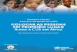 ÍNDICE...Kigali, República do Ruanda 2 2 21 i Colocar as pessoas em primeiro lugar: R CUS Primeiro Fórum Africano da Saúde da OMS ÍNDICE SIGLAS E ACRÓNIMOS iii AGRADECIMENTOS