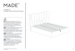 CHARLEY Charley Double Bed with Storage - Made.com Charley double bed with storage MK 1 20180607 1Made