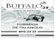 BFG 23 2T - Buffalo...Este produto segue em conformidade com as normas NBR 06396 e NR12. 3 Indicador de Componentes Simbologia dos Adesivos Furador de Palanque BFG 2T 1. Manual do