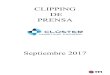 clipping de septiembre - clustermaritimo.es...DE PRENSA Septiembre 2017 . RESUMEN DE IMPACTOS POR FECHAS Medio: Cadena de Suministro ... Fecha publicación: 15-09-2017 Información: