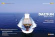 cdn.komachine.com€¦ · SHIPBUILDING & ENGINEERING CO.,LTD. Daesun shipbuildig and engineering co., ltd,established with priva' pit 045 as the first shipyard in Korea, has with