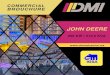 JOHN DEERE - DMIndustrial2100 71 270 • John Deere, modelo 6081AF001, de cuatro tiempos con alta calidad y productividad. • Configuración 6 cilindros en línea. • Reducción