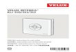 VELUX INTEGRA KLI 310/311/312...Set-up of KLI 310/311/312 to operate products already registered in control pad KLR 200 Important: The wall switch must be the universal KLI 310 or
