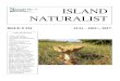 ISLAND NATURALIST - Nature PEI | Nature PEI · 2017. 12. 4. · NATURE PEI - NATURAL HISTORY SOCIETY OF PRINCE EDWARD ISLAND P.O. BOX 2346, CHARLOTTETOWN, P.E.I. C1A 8C1 Meetings