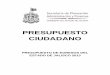 PRESUPUESTO CIUDADANO - SIAPA · 2016. 5. 2. · El alcance del Presupuesto Ciudadano va más allá de mostrar cómo se integra el Presupuesto de Egresos del Estado de Jalisco, se