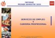 Servicio de Empleo y Carrera Profesional - Colpolsoc.org...CARRERA PROFESIONAL Colegio Profesional de Politólogos y Sociólogos de la Comunidad de Madrid c/ Ferraz, 100 (entrada p