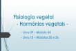 Fisiologia vegetal - Hormônios vegetais...Ácido abscísico Biossíntese: sementes, folhas e caules. Transporte: xilema e floema. Principais efeitos fisiológicos: - inibe o crescimento;