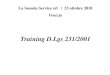 Training D.Lgs 231/2001 JW Dlgs. 231-2001v2.pdf · 2020. 2. 5. · 2 D. Lgs.231/2001 Struttura della presentazione PRIMA PARTE – Il Decreto Il decreto in sintesi Il «meccanismo