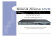 取扱説明書...VER1.2 8Channel Stand Alone DVR Audio, USB Backup available 取扱説明書 8チャンネルデジタルビデオレコーダ モデル6008 安全にお使いいただくために