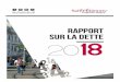 Rapport de dette I - Saint-Étienne · 2019. 8. 28. · Rapport de dette I 12 Fin 2018, le budget principal a repris la dette du budget funéraire, soit 0.647 M€ (cf 2ème partie