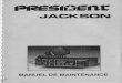 Président Jackson - Site perso de Roger7878roger.free.fr/president/manuel/service/jackson(pb042).pdfRelier le générateur, 60 % de modulation, 1 KHz, (fréquence canal 19). Connecter